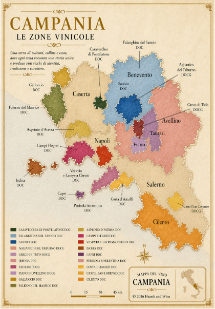 Mappa Campania