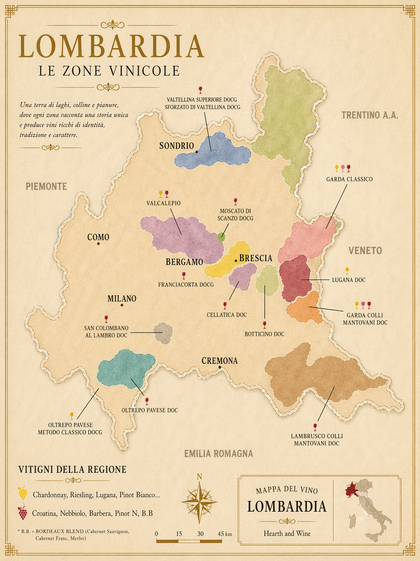 Mappa Lombardia