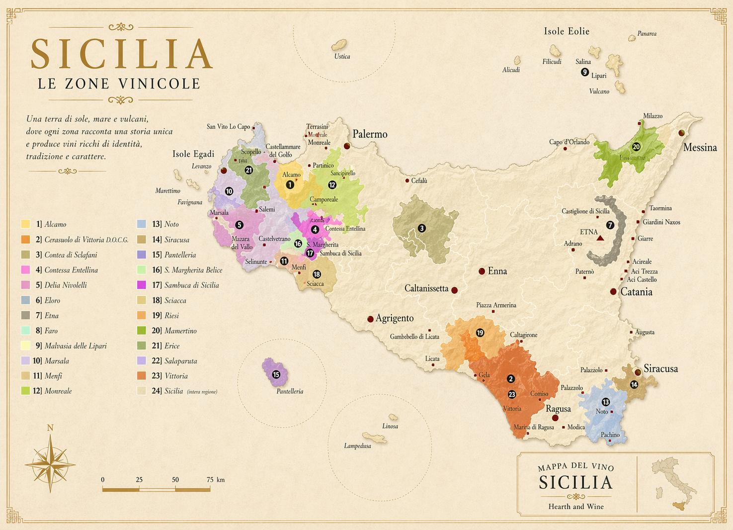 Mappa Sicilia