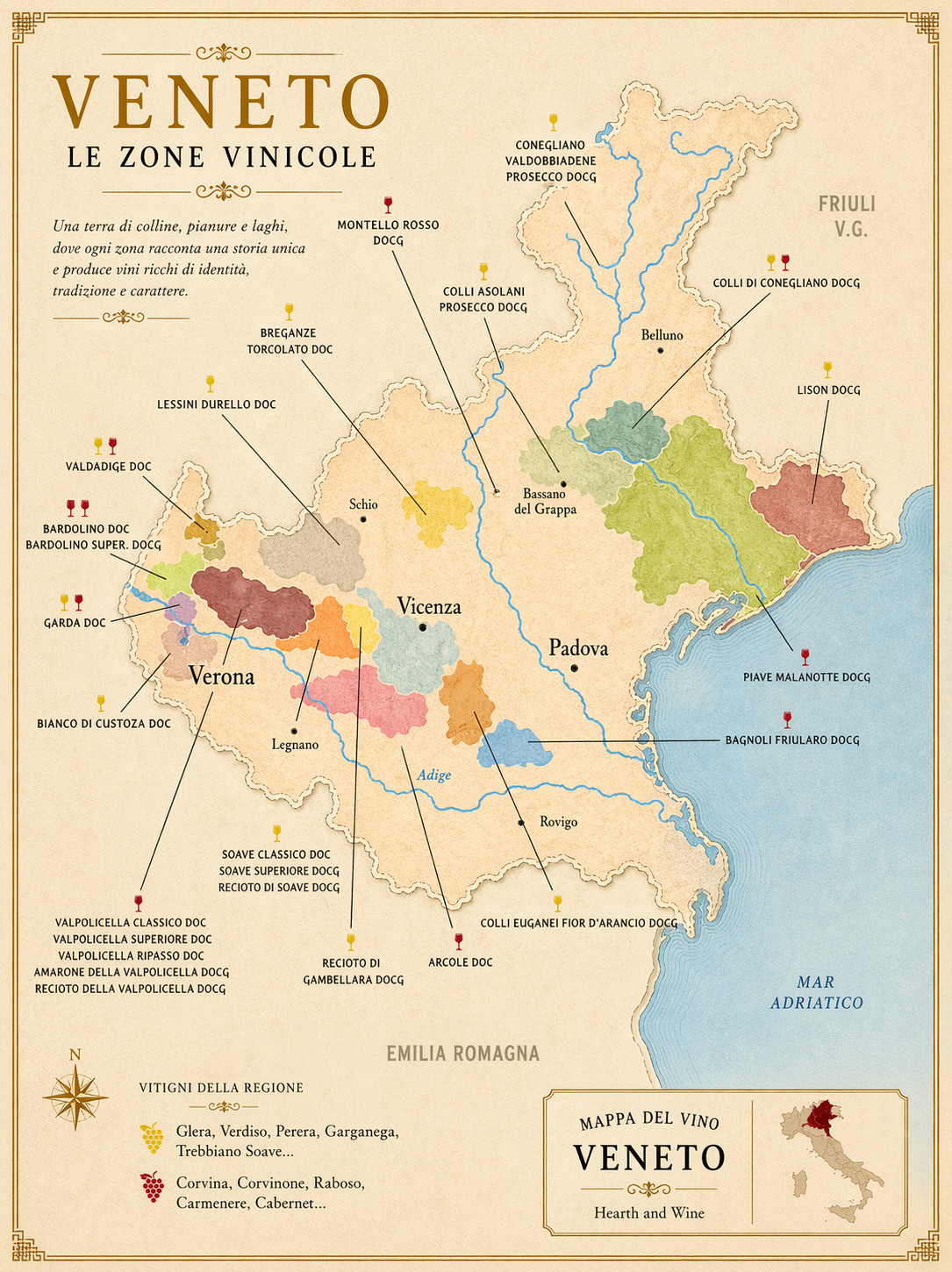 Mappa Veneto
